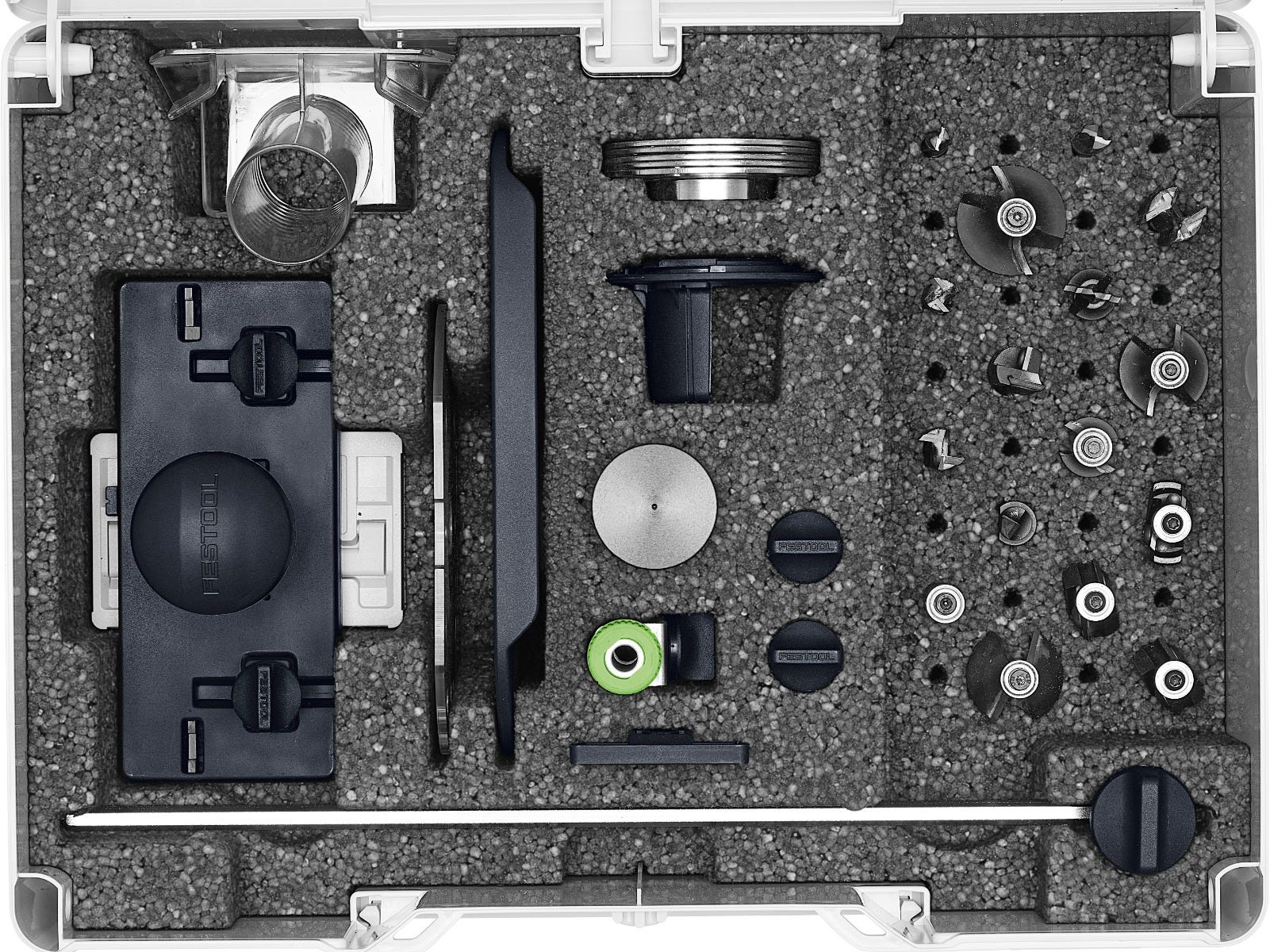Festool 578046 ZS-OF 1010 I 17-Piece Router Accessory SYS3 Set