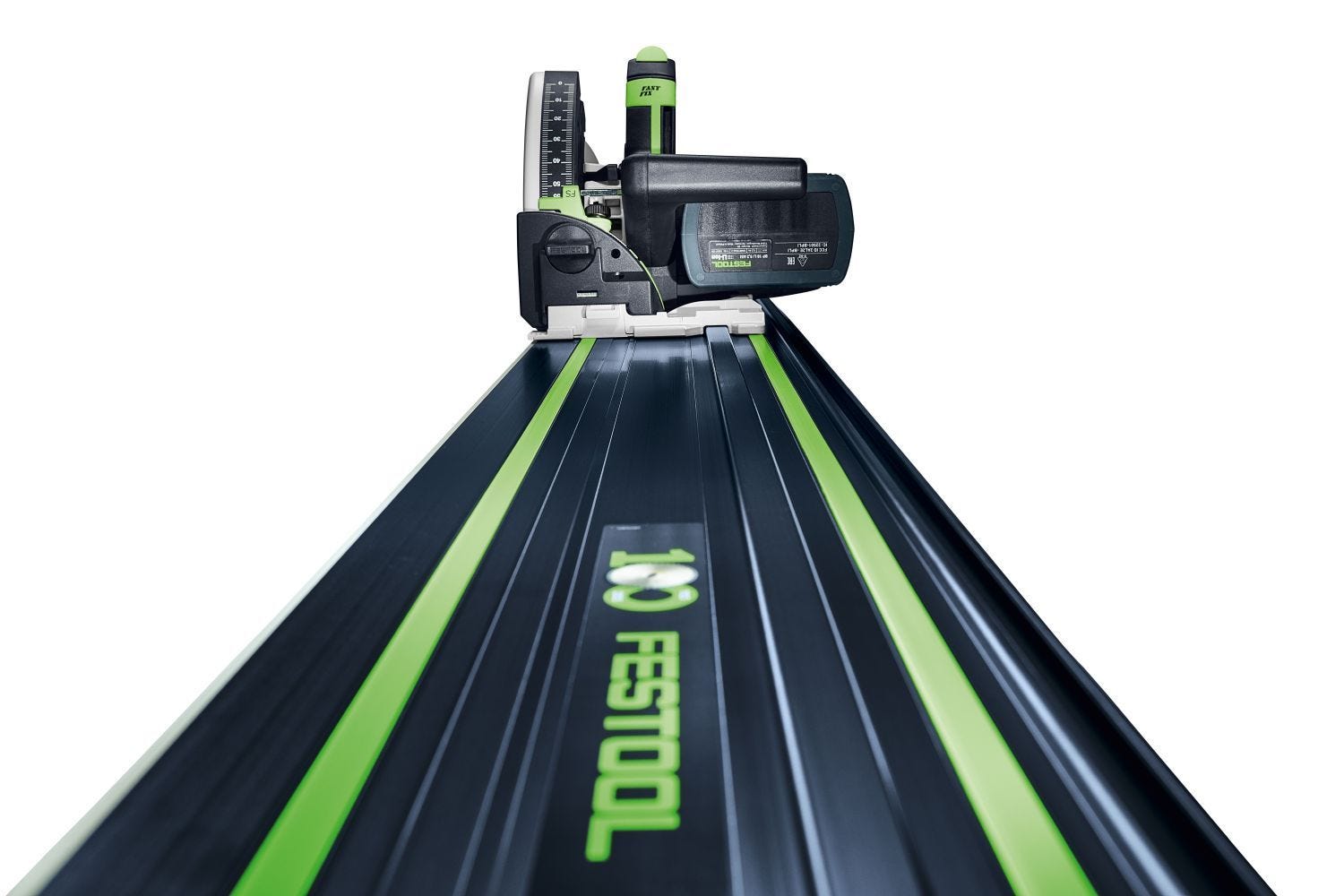 Festool Limited Edition Blue 55" Guide Rail 2-Pack w/ Rail Connectors, Clamps and Tote Bag
