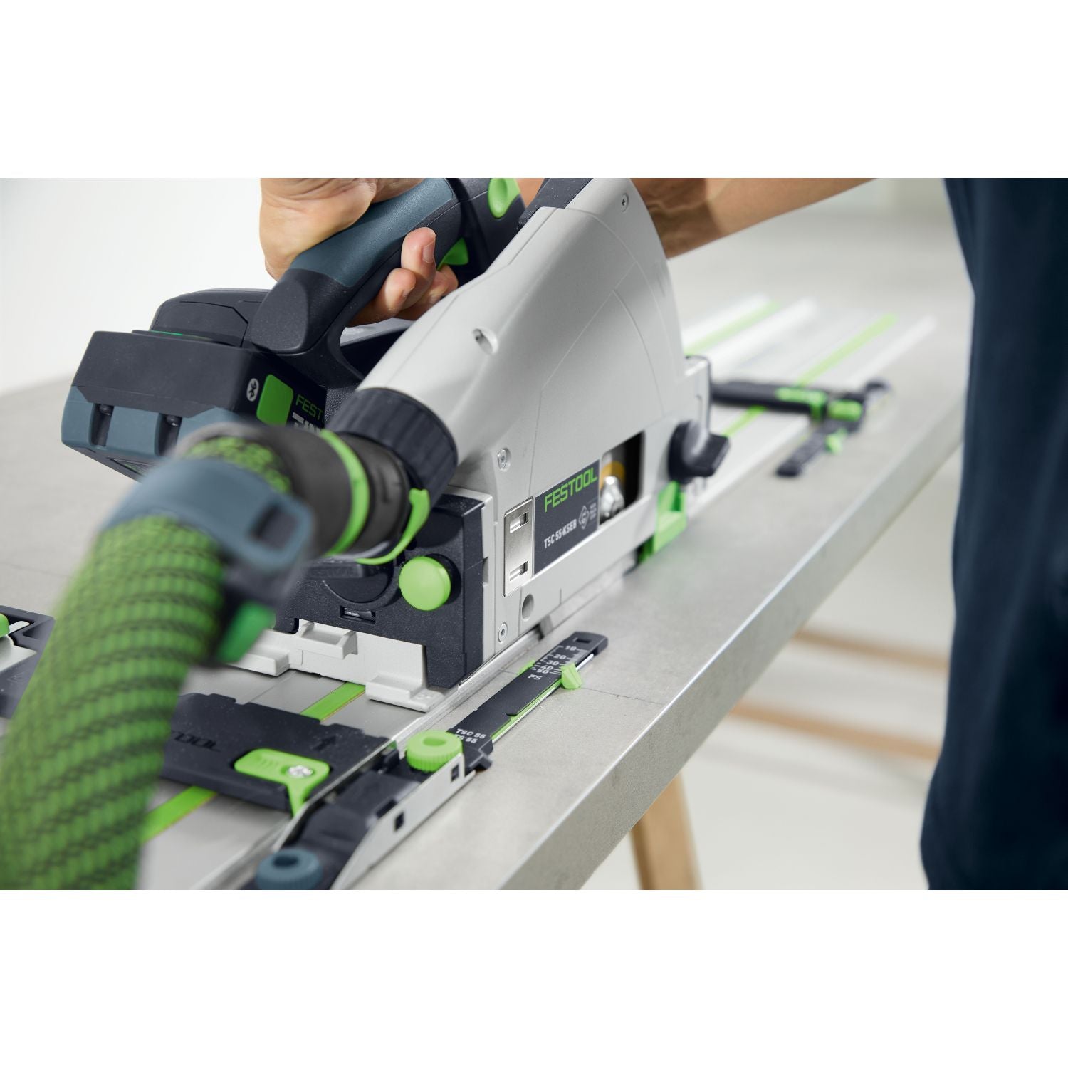 Festool Track Saw Plunge Depth Position Indicator & Clamp Accessory Kit (578697)