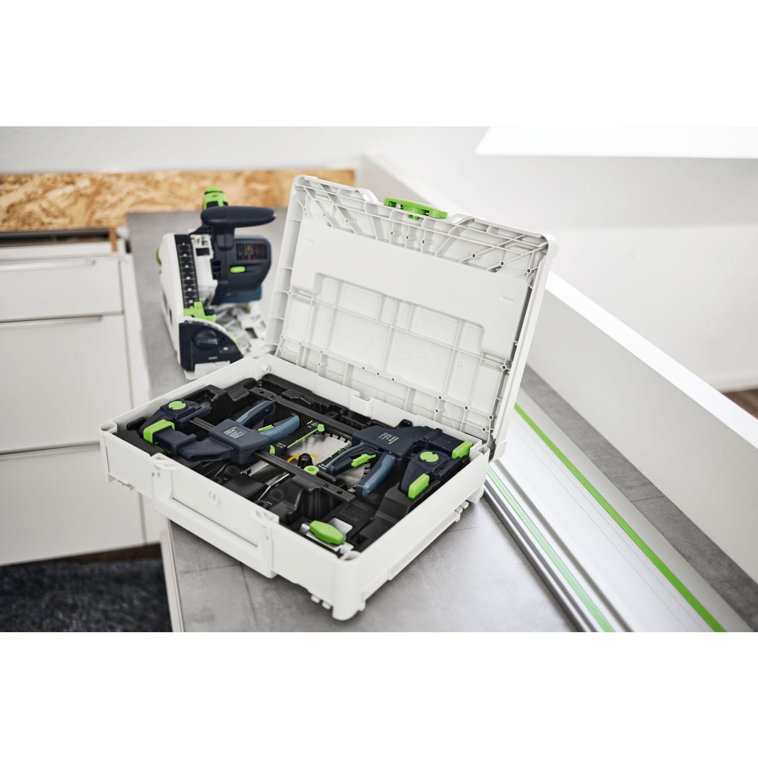 Festool Track Saw Plunge Depth Position Indicator & Clamp Accessory Kit (578697)