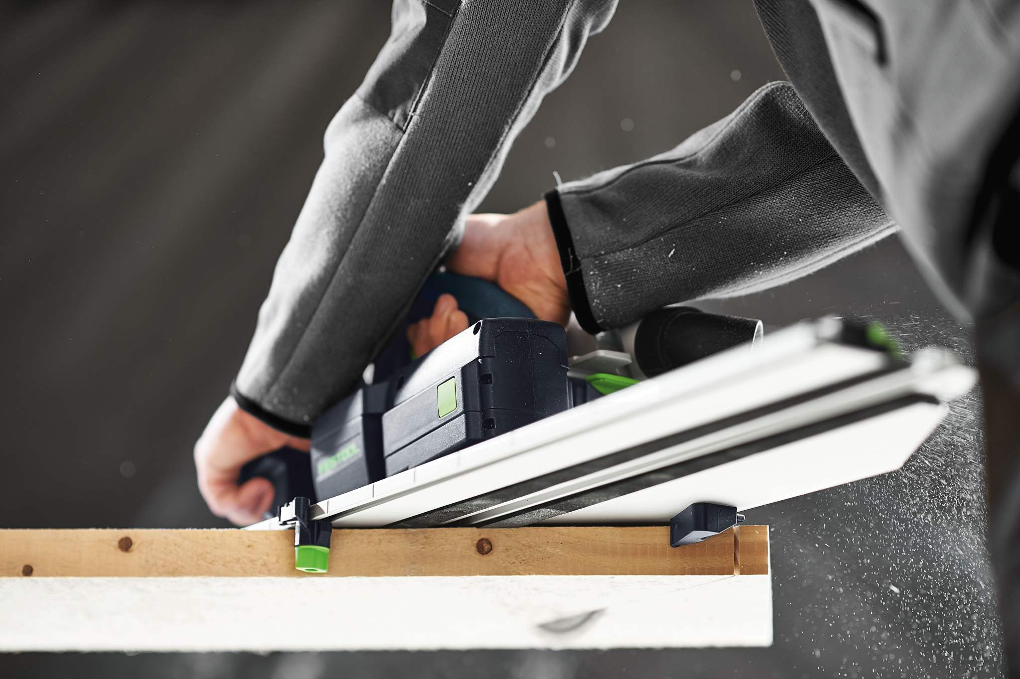 Festool 201371 HKC 55 Cordless AirStream Track Saw 5.2Ah PLUS