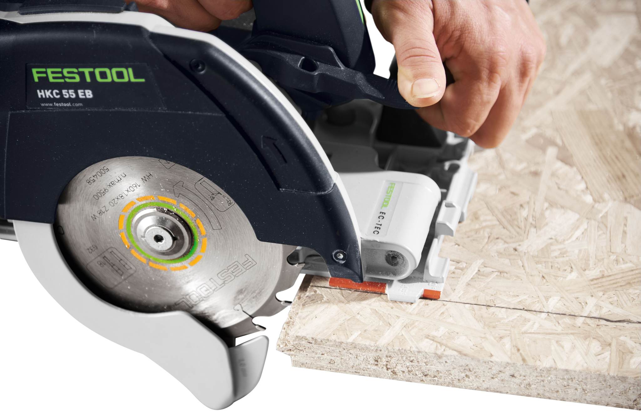 Festool 576173 HKC 55 Cordless Bluetooth 5.2Ah Track Saw PLUS-FSK w/ Systainer3