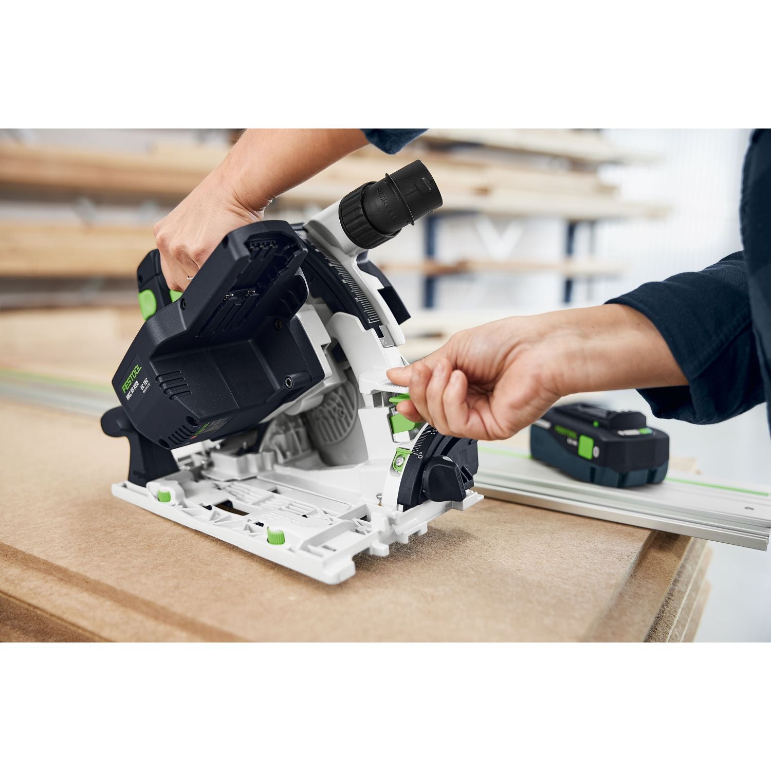 Festool HKC 55 K Cordless Carpentry Track Saw, Tool Only (578303)