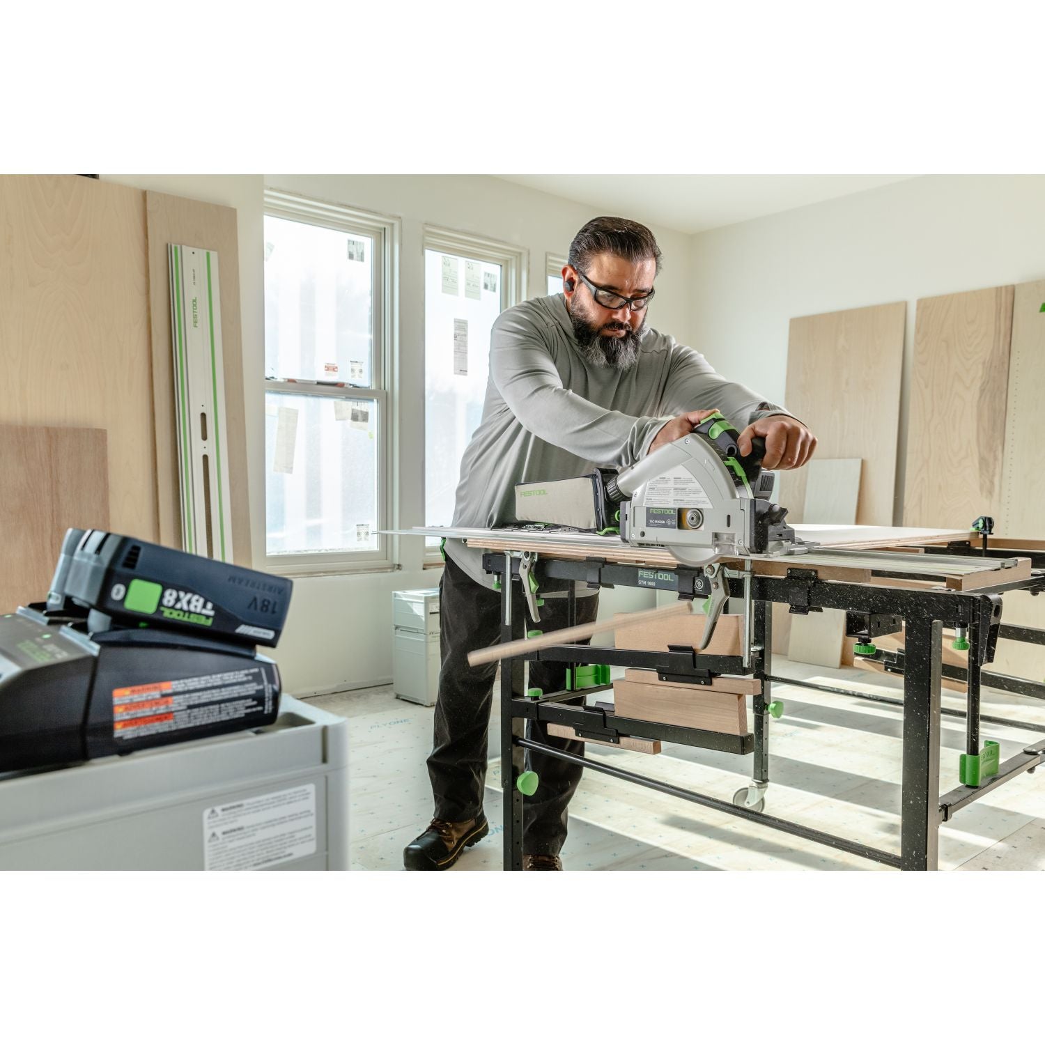 Festool TSC 55 KS Cordless 18V Track Saw, Tool Only (577991)