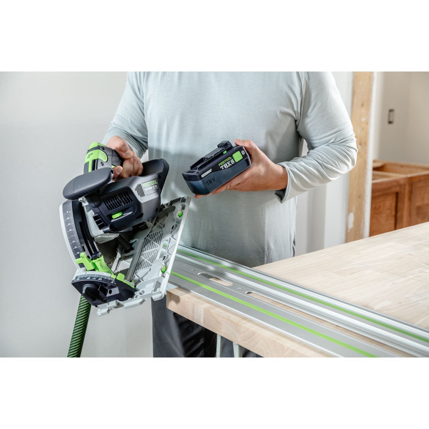 Festool TSC 55 KS Cordless 18V Track Saw, Tool Only (577991)