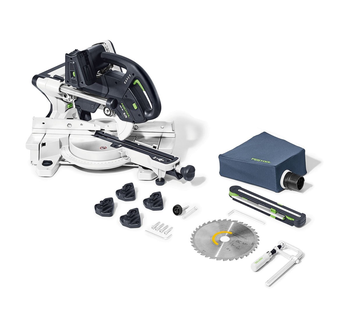 Festool 577776 KAPEX KSC 60 EB-Basic Cordless Sliding Compound Miter Saw, Tool Only