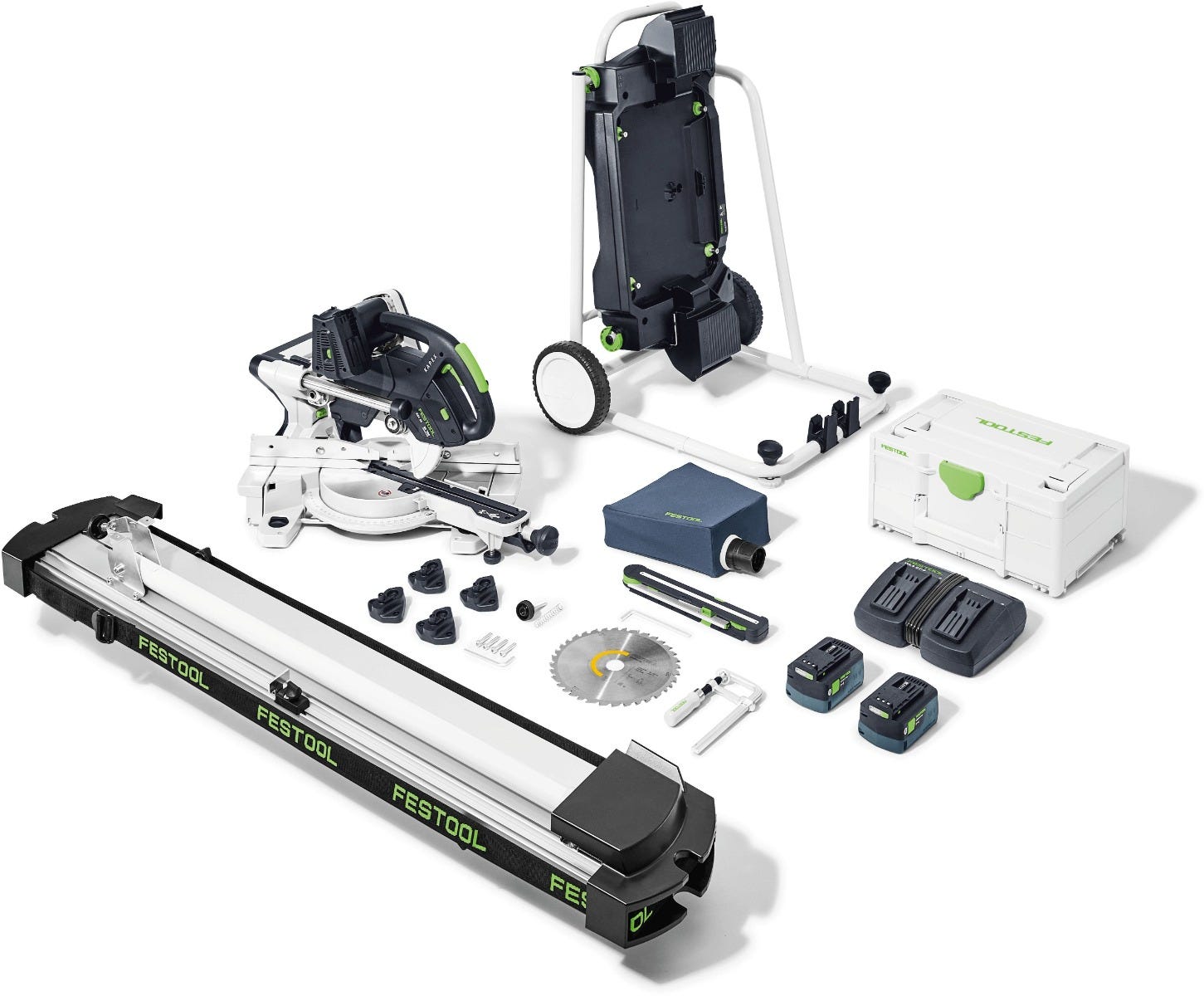 Festool Kapex KSC 60 EB Plus Cordless Sliding Compound Miter Saw  + UG Stand Holiday Value Combo Set