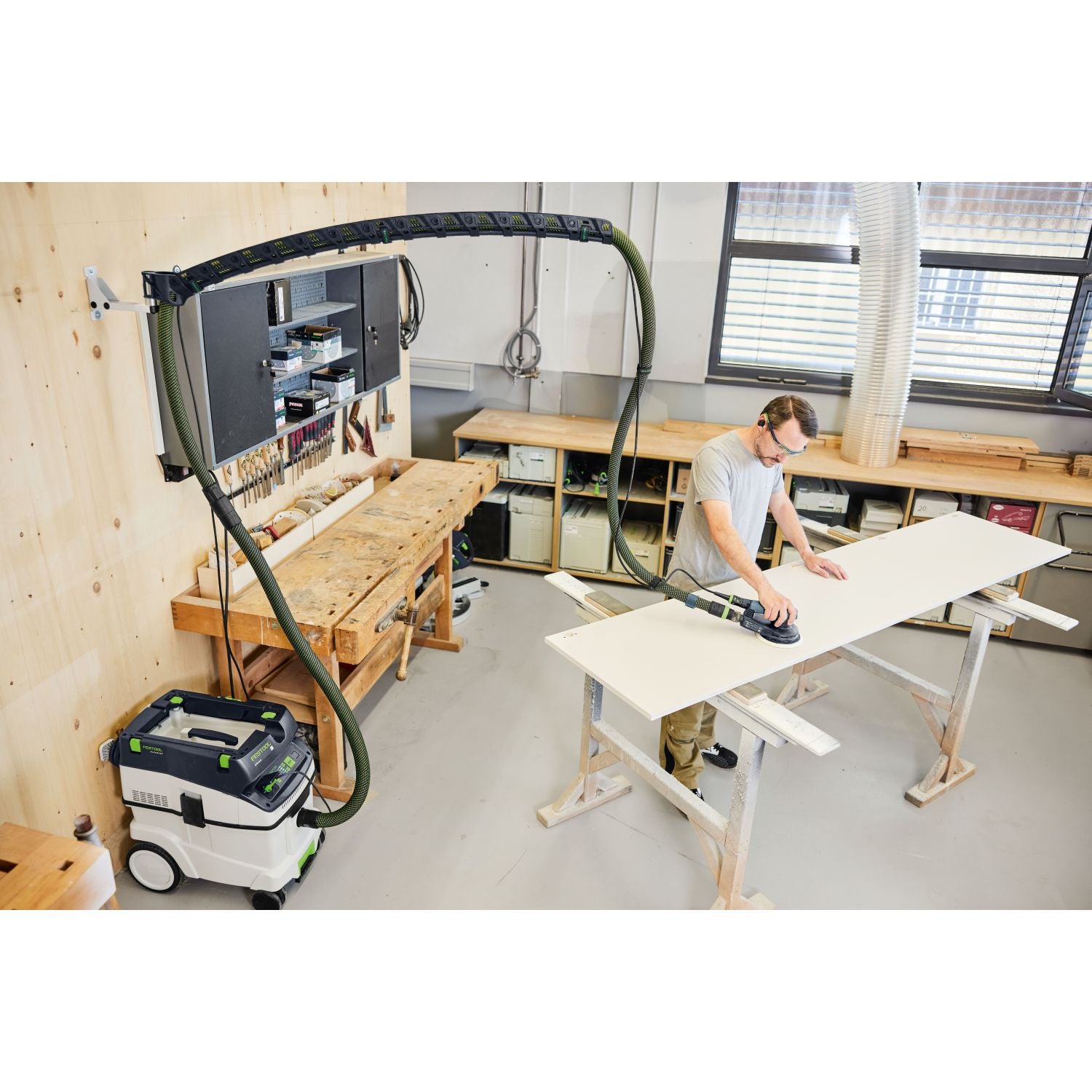 Festool Wall-Mount Overhead Boom Arm, CT-ASA FLX W (578518)