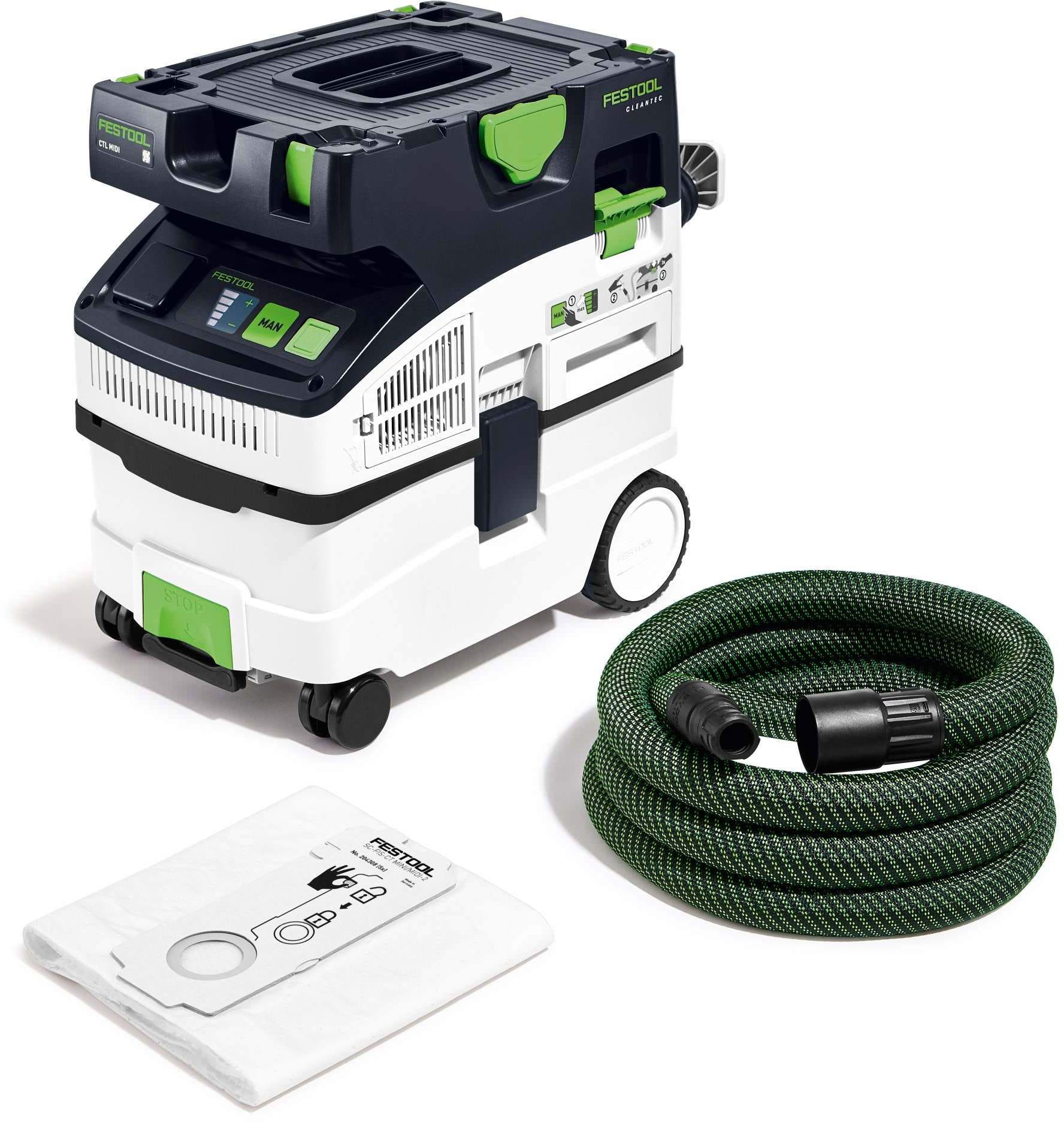 Festool CT MIDI I HEPA Bluetooth Dust Extractor Starter Bundle