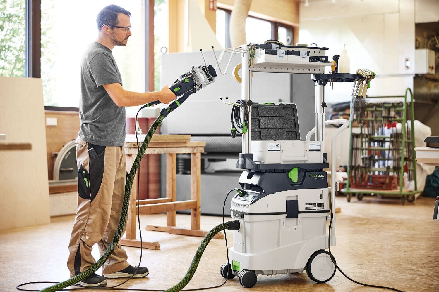 Festool 577876 CLEANTEC CT 48 EI AC AutoClean HEPA Bluetooth Dust Extractor