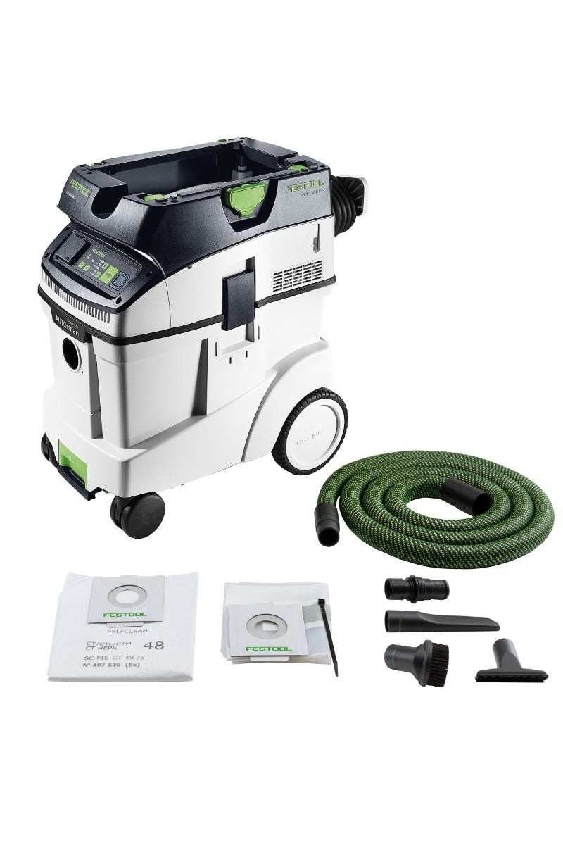 Festool 577876 CLEANTEC CT 48 EI AC AutoClean HEPA Bluetooth Dust Extractor