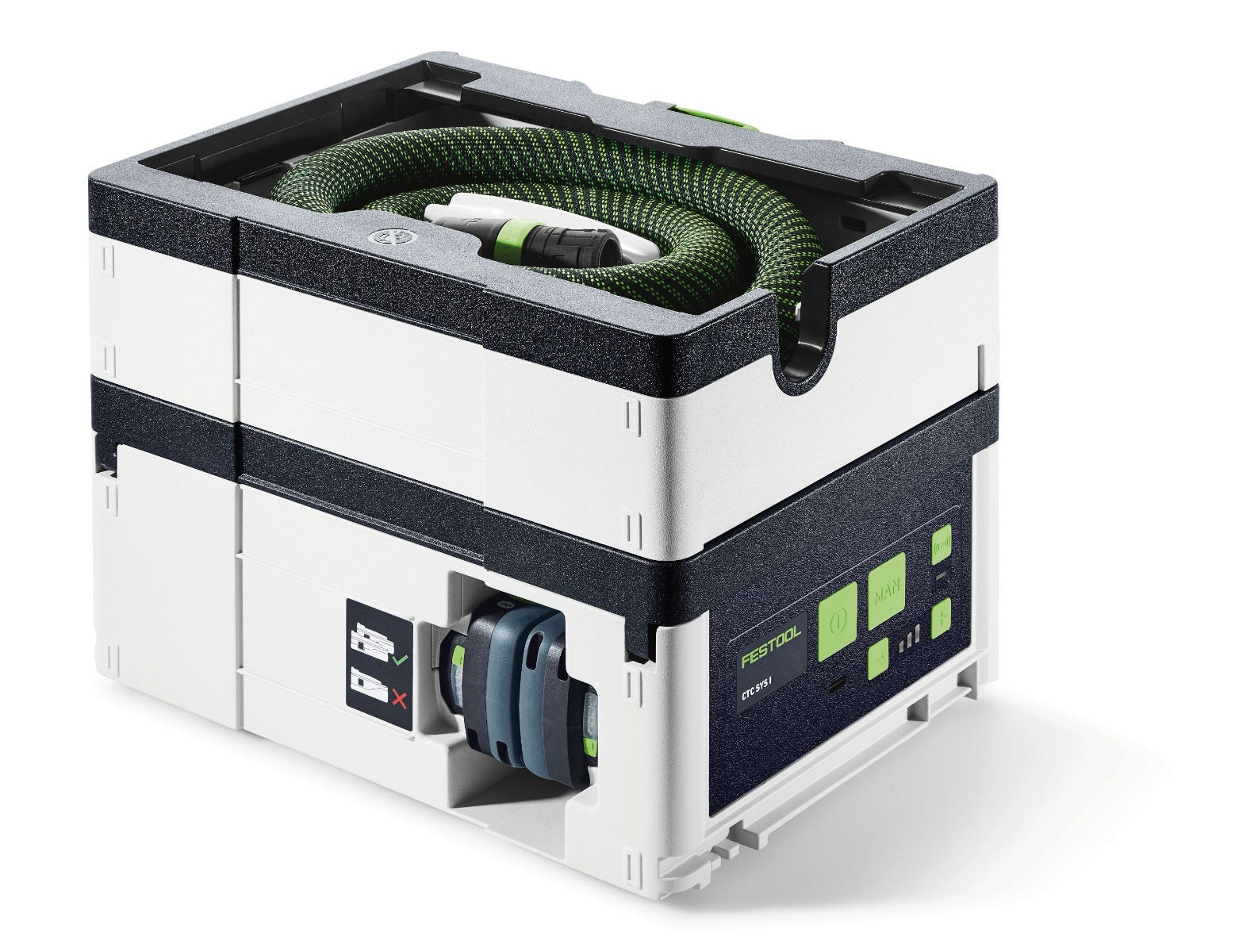Festool 577390 CTC SYS Cordless 18V Mobile HEPA Dust Extractor PLUS 4.0Ah Kit
