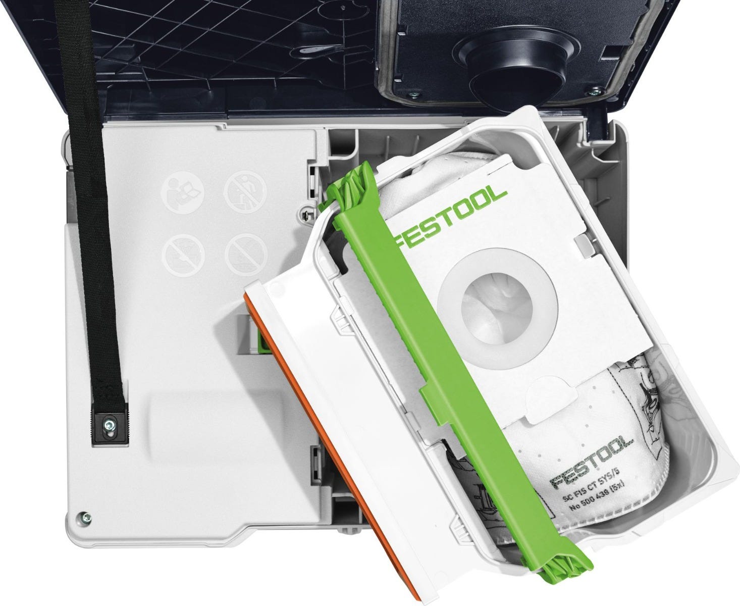 Festool 576941 CTC SYS Cordless Dual-18V Mobile HEPA Dust Extractor, Tool Only