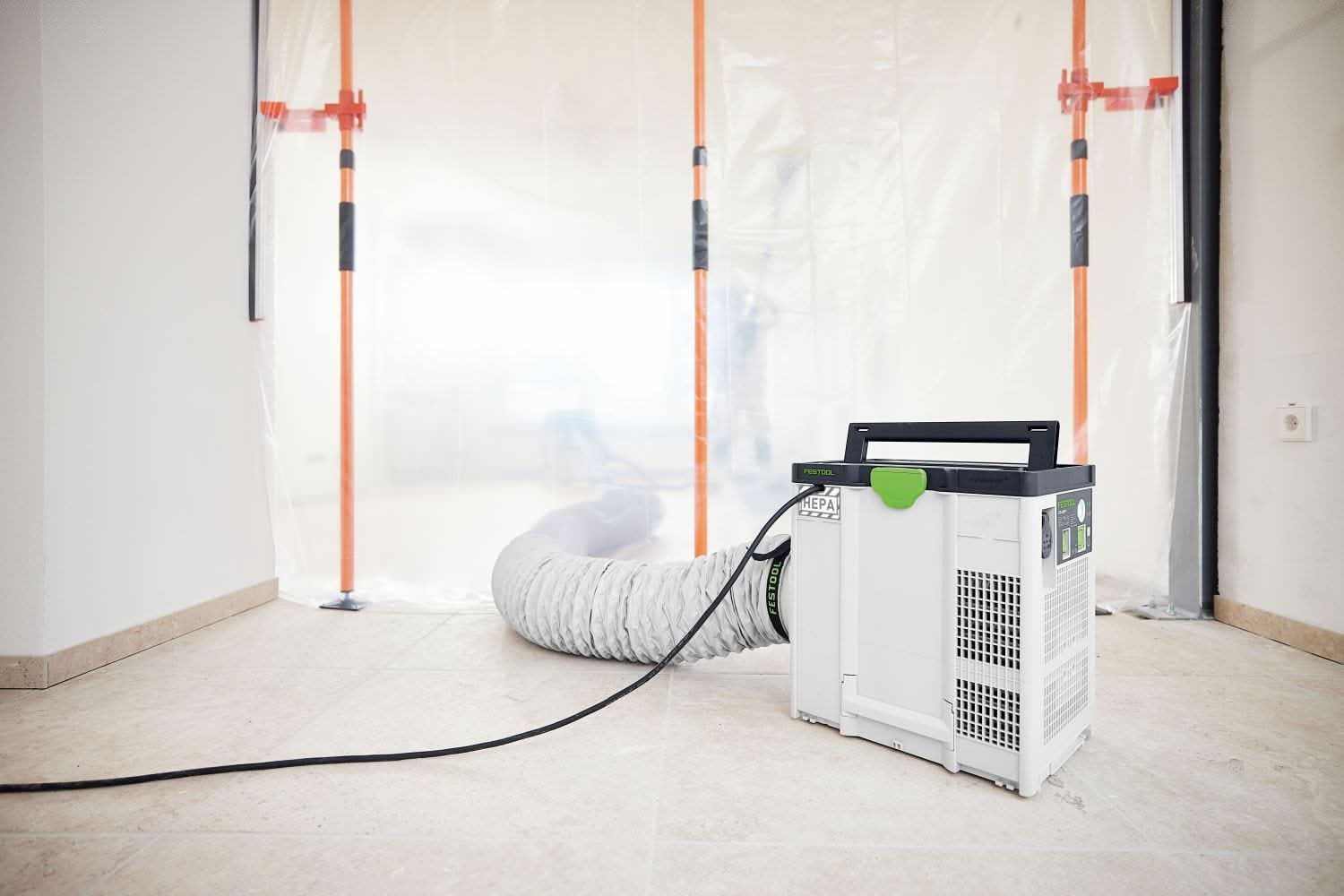 Festool SYS-AIR HEPA Air Filter with DH-SYS-AIR Ceiling Bracket