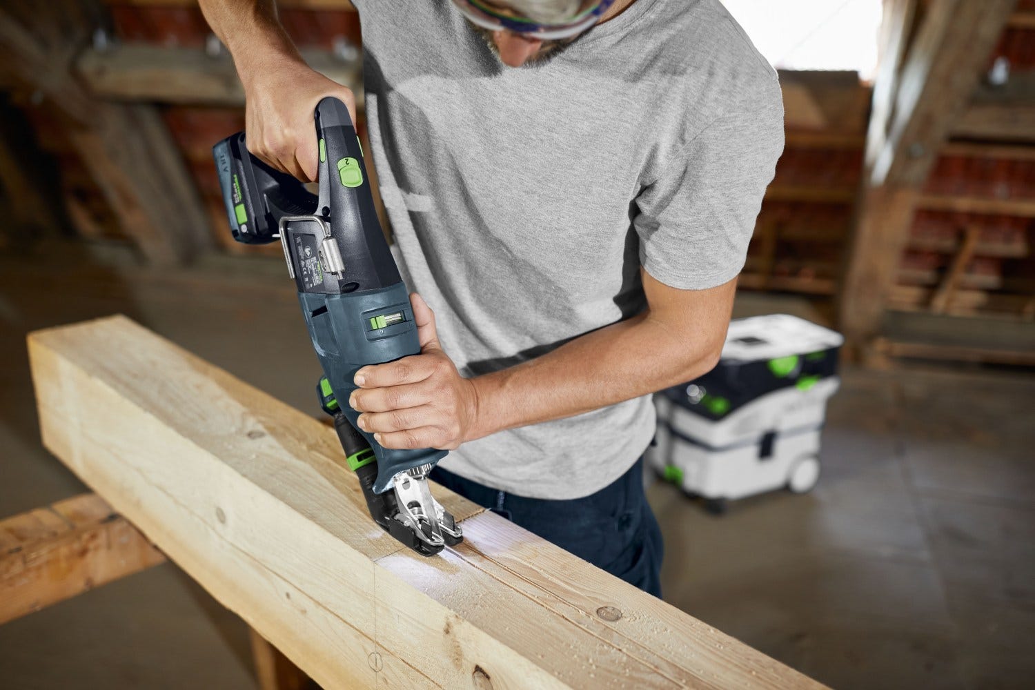 Festool 576950 RSC 18 EB-Basic Cordless Reciprocating Saw