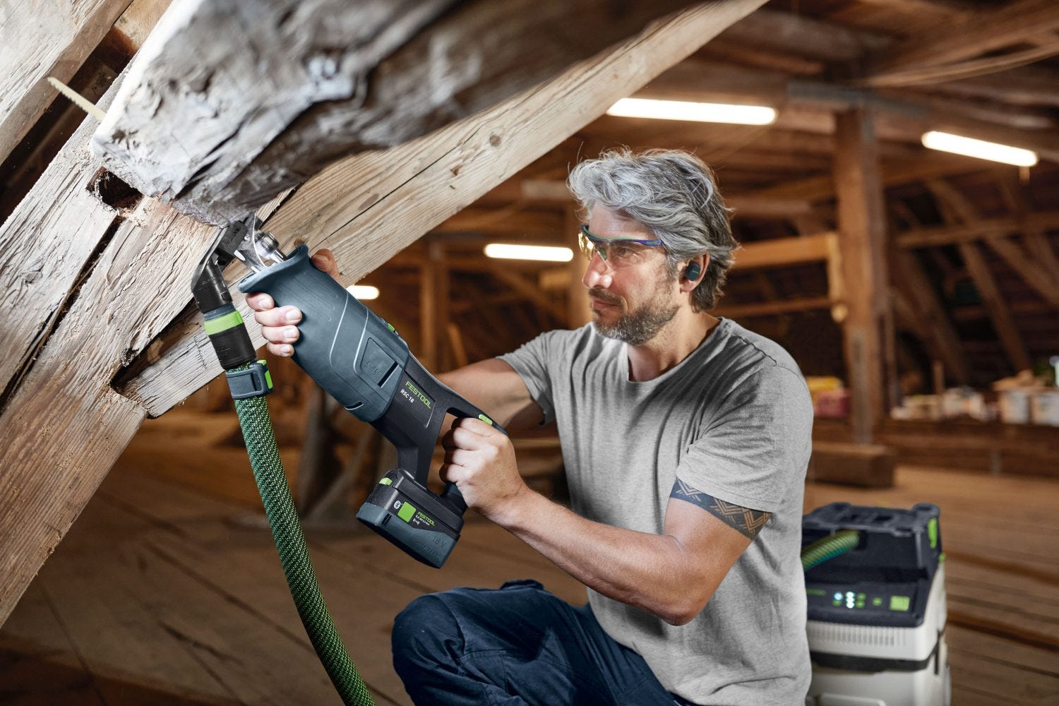 Festool 576950 RSC 18 EB-Basic Cordless Reciprocating Saw