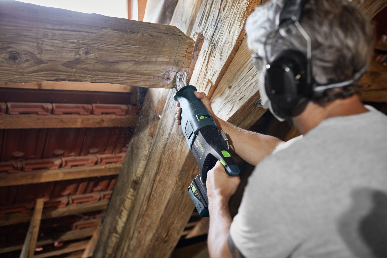 Festool 576950 RSC 18 EB-Basic Cordless Reciprocating Saw