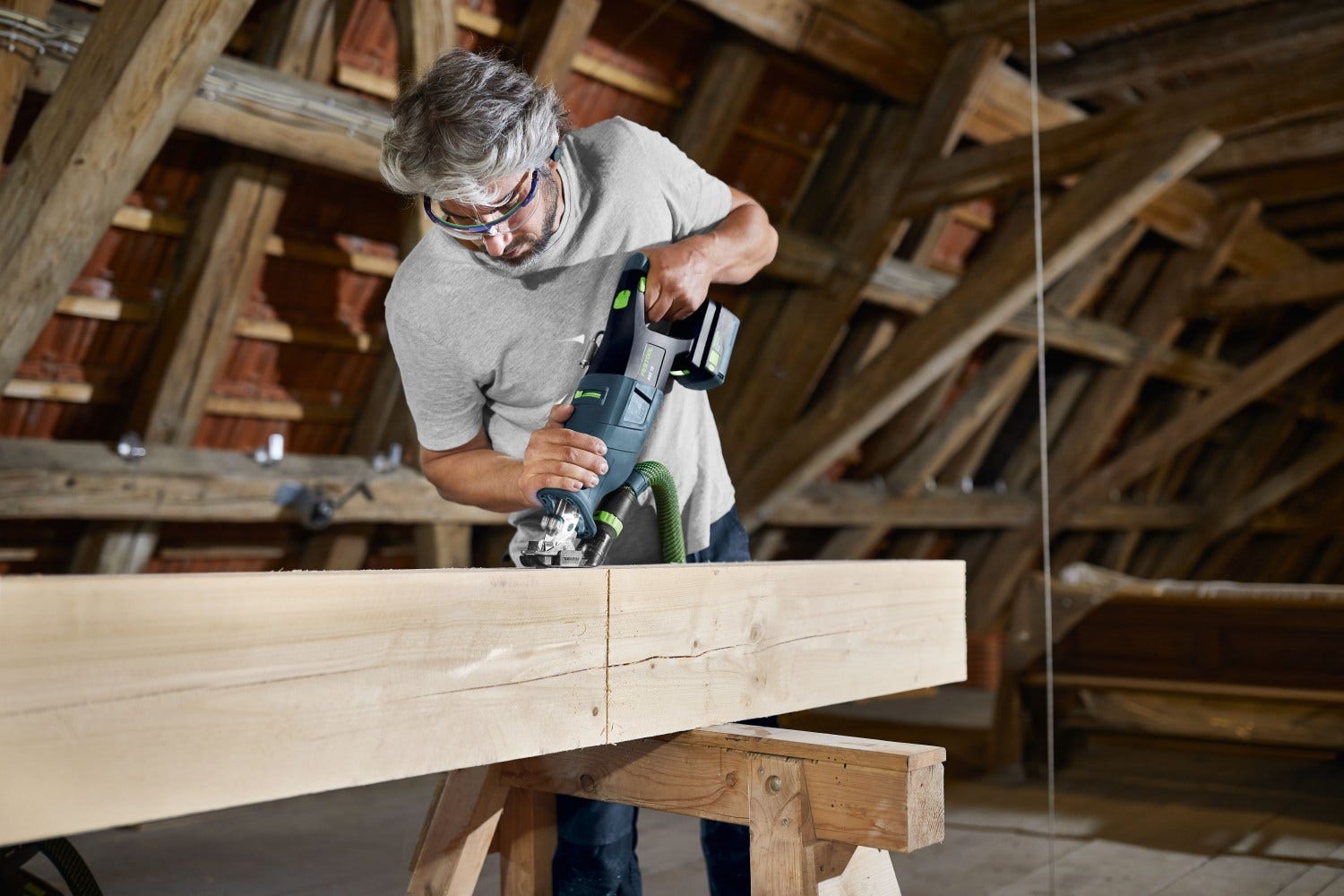 Festool 576950 RSC 18 EB-Basic Cordless Reciprocating Saw