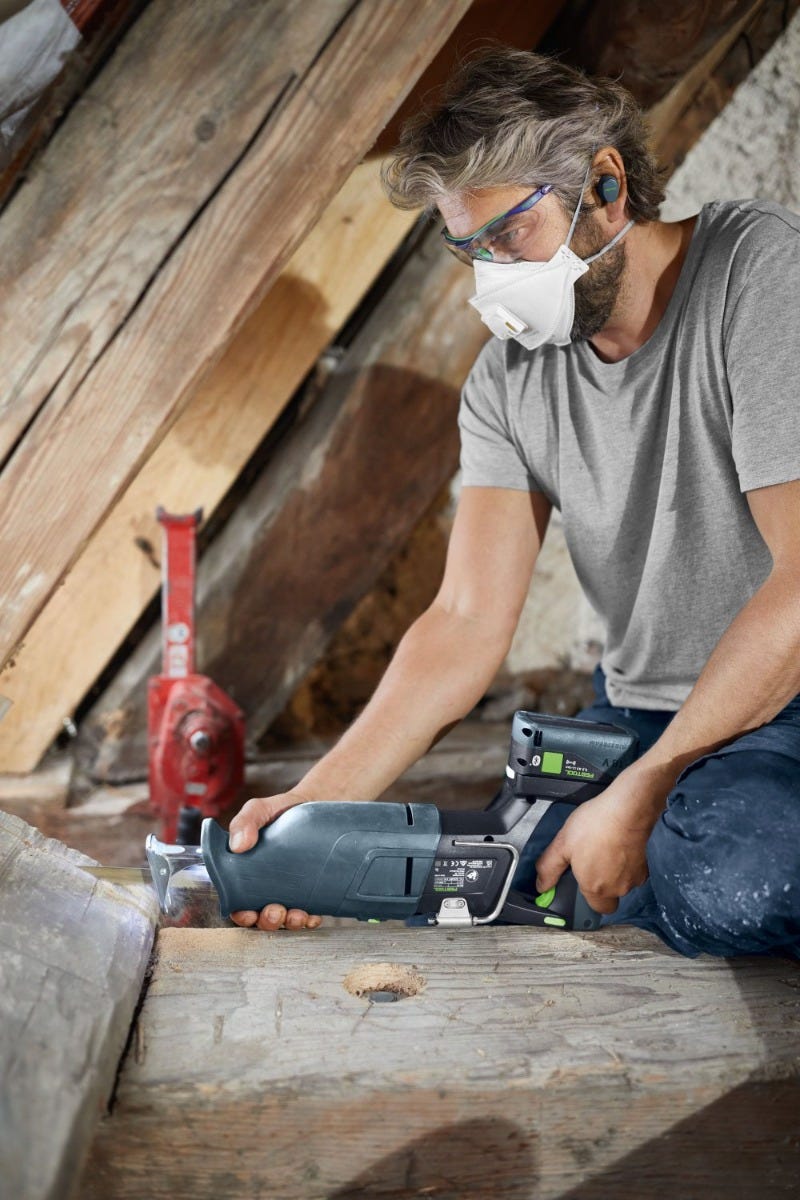 Festool 576950 RSC 18 EB-Basic Cordless Reciprocating Saw