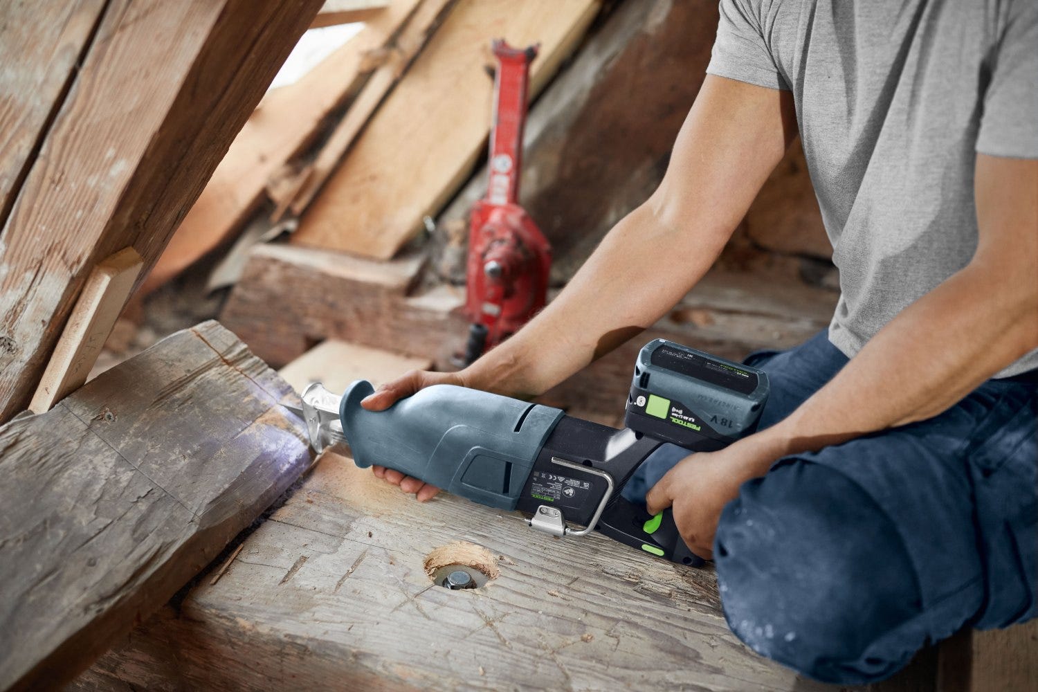 Festool 576950 RSC 18 EB-Basic Cordless Reciprocating Saw