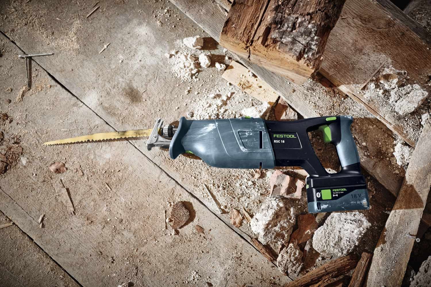 Festool 576950 RSC 18 EB-Basic Cordless Reciprocating Saw