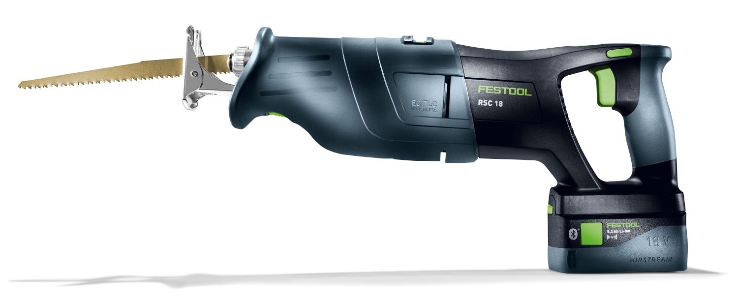 Festool 576951 RSC 18 5,0 EBI-Plus Cordless Reciprocating Saw