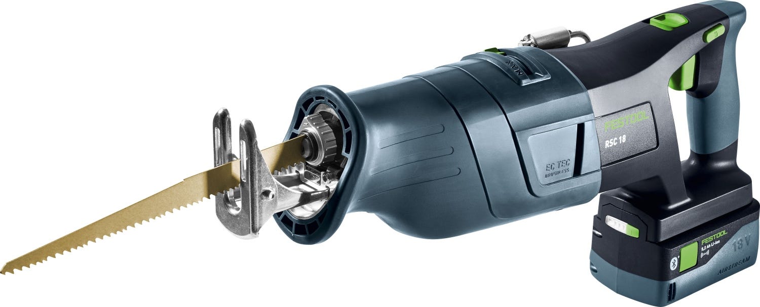 Festool 576951 RSC 18 5,0 EBI-Plus Cordless Reciprocating Saw
