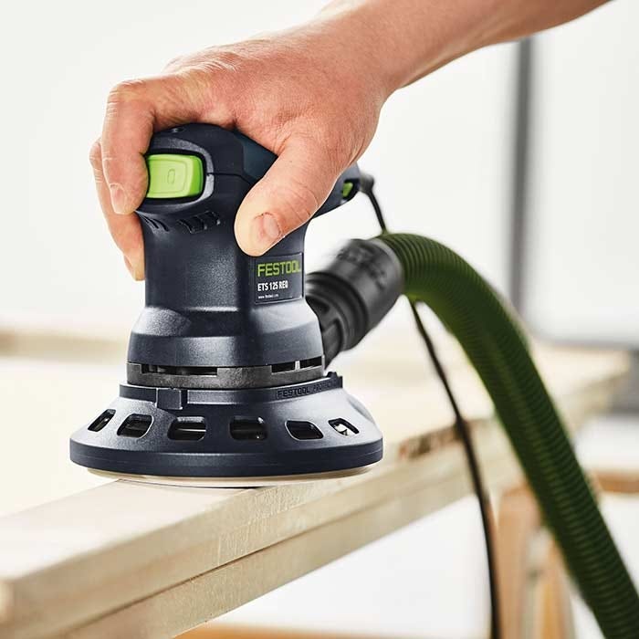 Festool ETS 125 REQ-Plus 125mm (5") Random Orbital Sander Set w/ Granat Abrasive Value Set Systainer