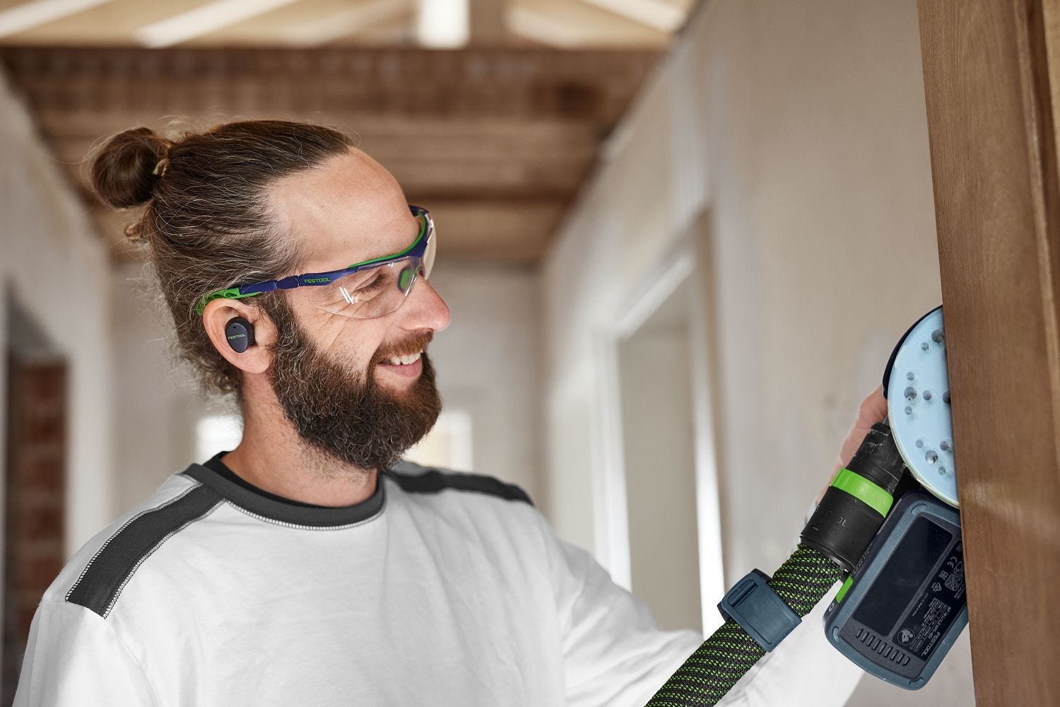 Festool Cordless 18V ETSC 2 150mm (6-in.) Sander Kit w/ 120-Piece GRANAT Abrasive Systainer Set