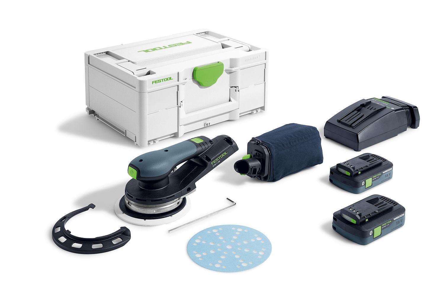 Festool 577728 Cordless 18V ETSC 2 150mm (6-inch) Sander 4.0Ah Kit