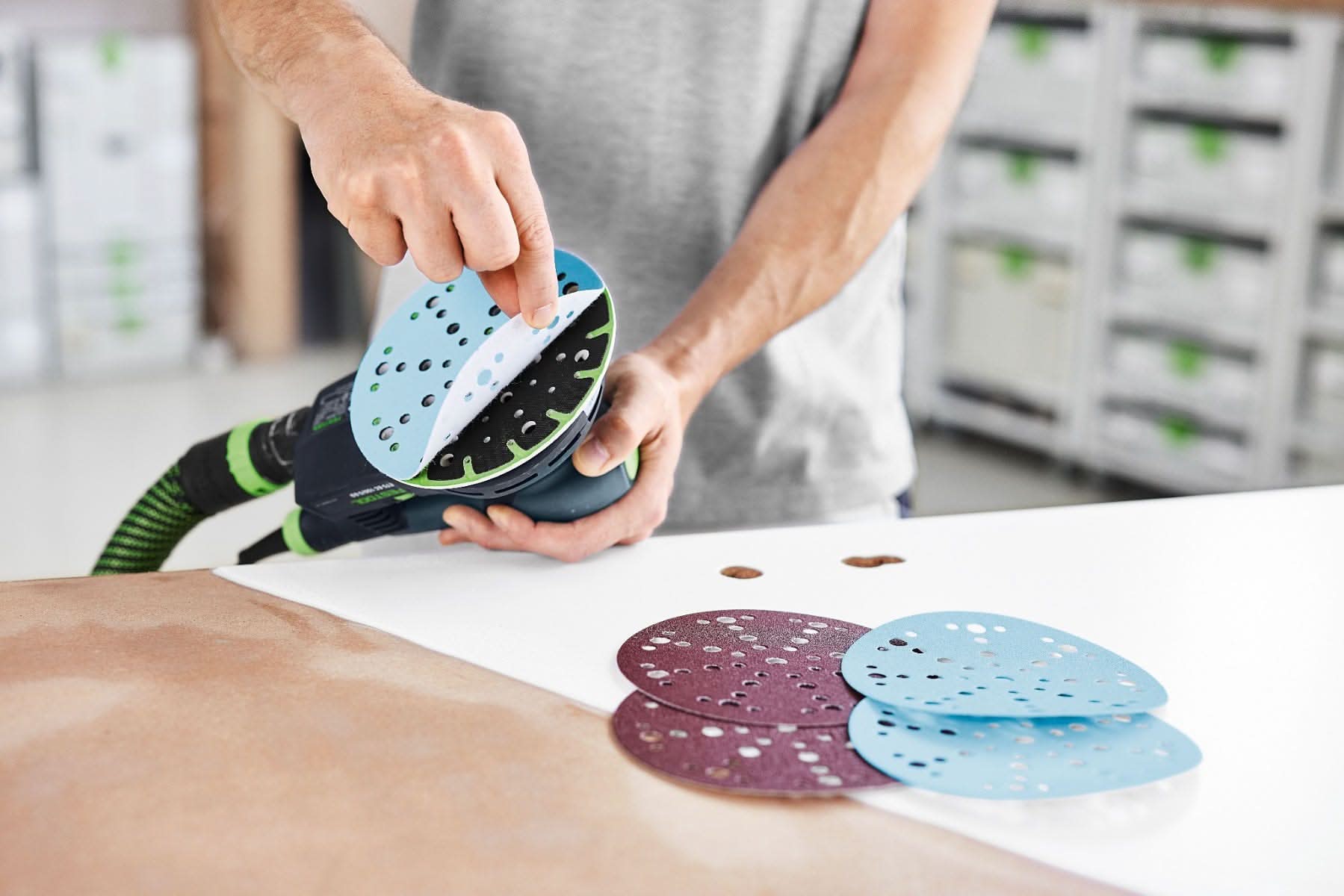 Festool 578166 D150 6-Inch Granat Abrasives 60/80/120/180/220/320