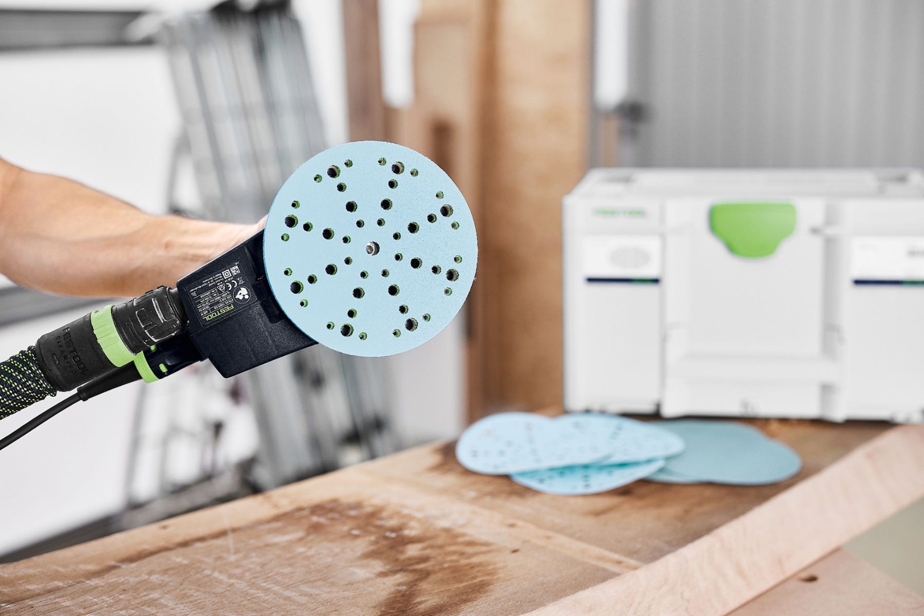 Festool D150 60-Piece 6-in. Granat Abrasives Holiday Value Starter Set with Systainer3 SYS-STF