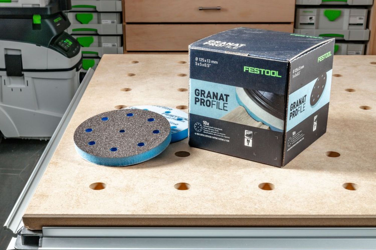 Festool 125mm (5") Granat PROfile Abrasives, 10-Pack