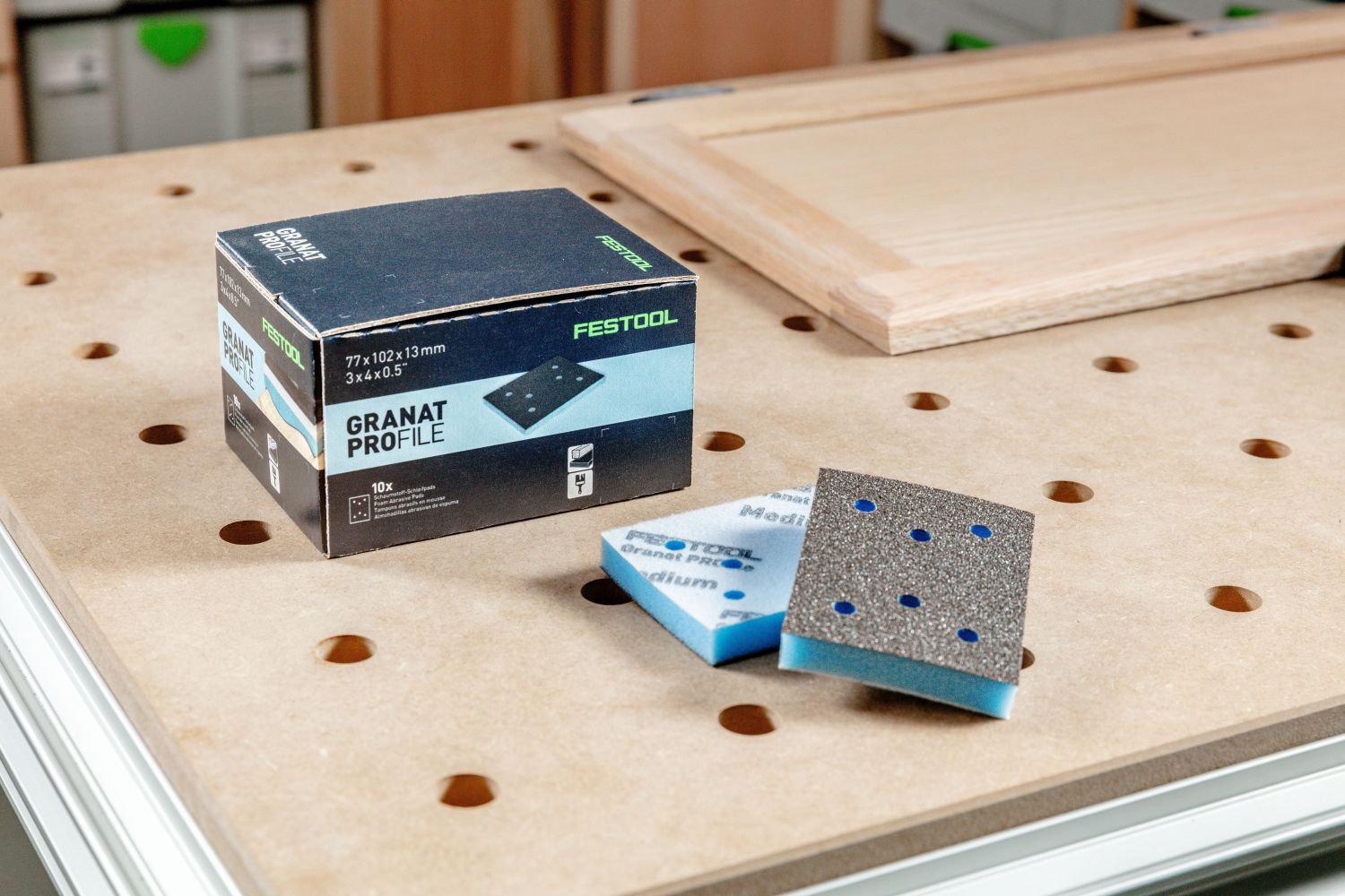 Festool 3"x4" Granat PROfile Abrasives for Mirka, SurfPrep, 3M Sanders, 10-Pack