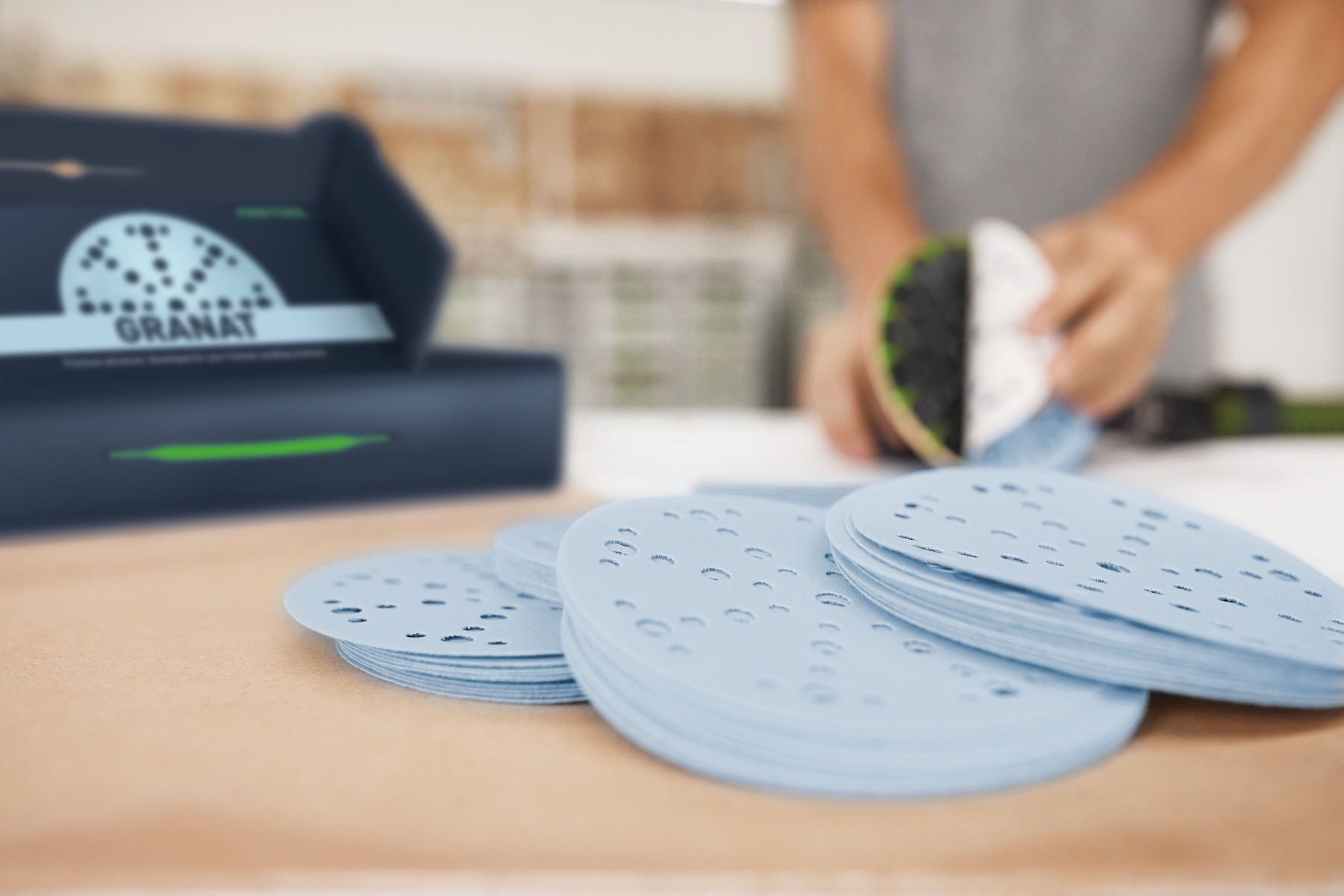 Festool D150 60-Piece 6-in. Granat Abrasives Holiday Value Starter Set with Systainer3 SYS-STF