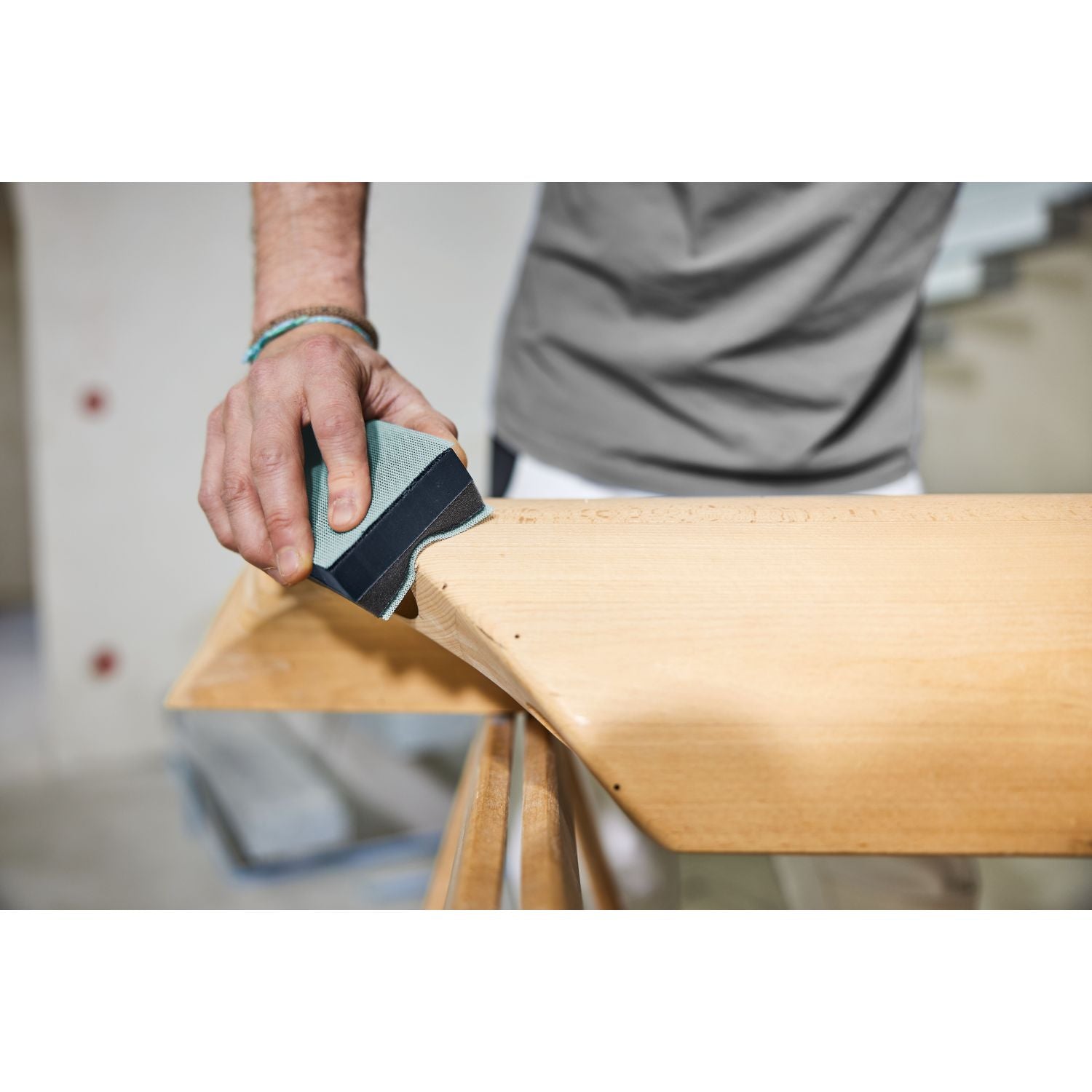Festool HSK-Duo Dual-Sided Hand Sanding Block, 80mm x 133mm (578959)