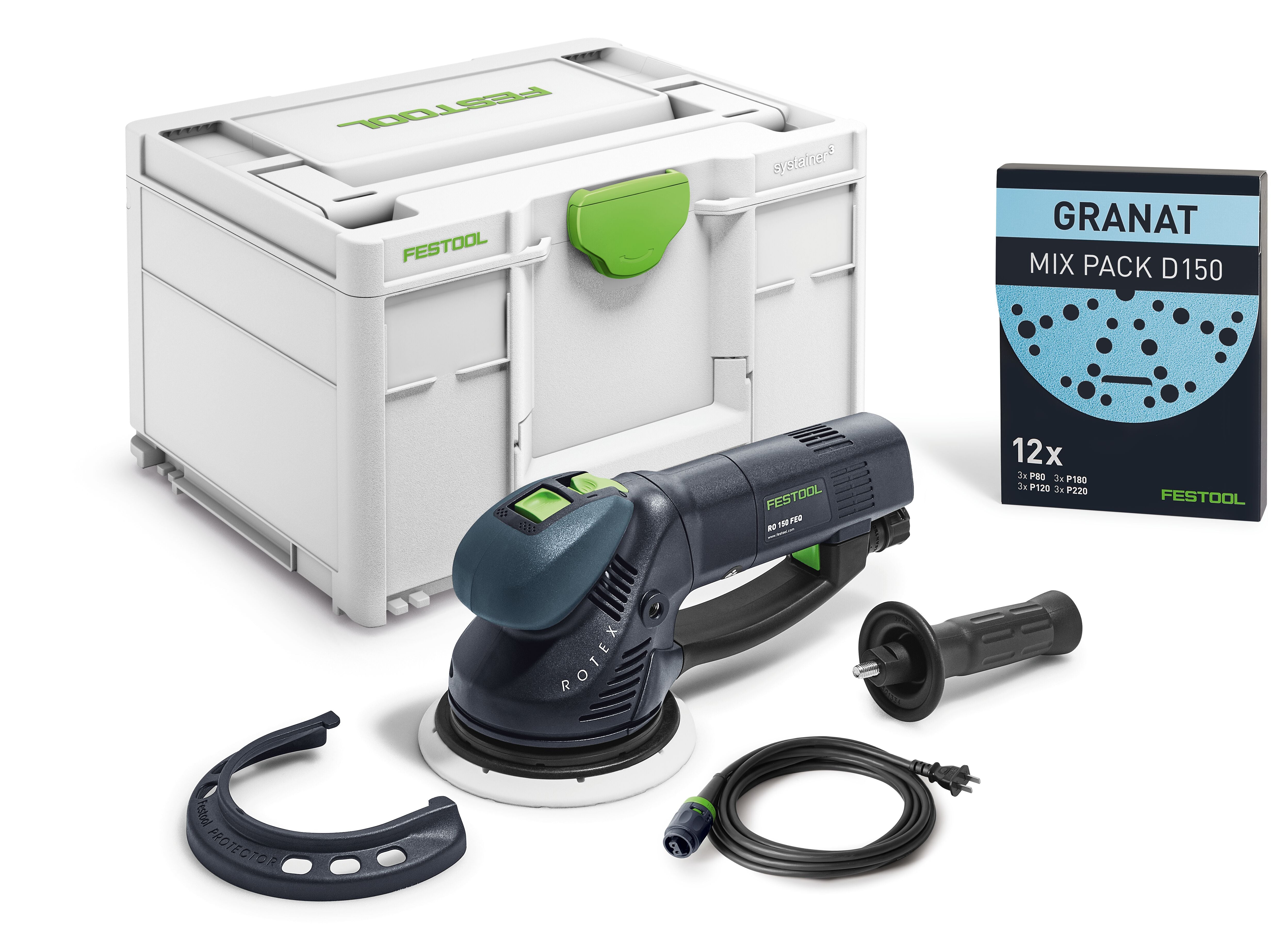 Festool 576028 RO 150 150mm (6") FEQ Rotex Sander w/ Systainer3