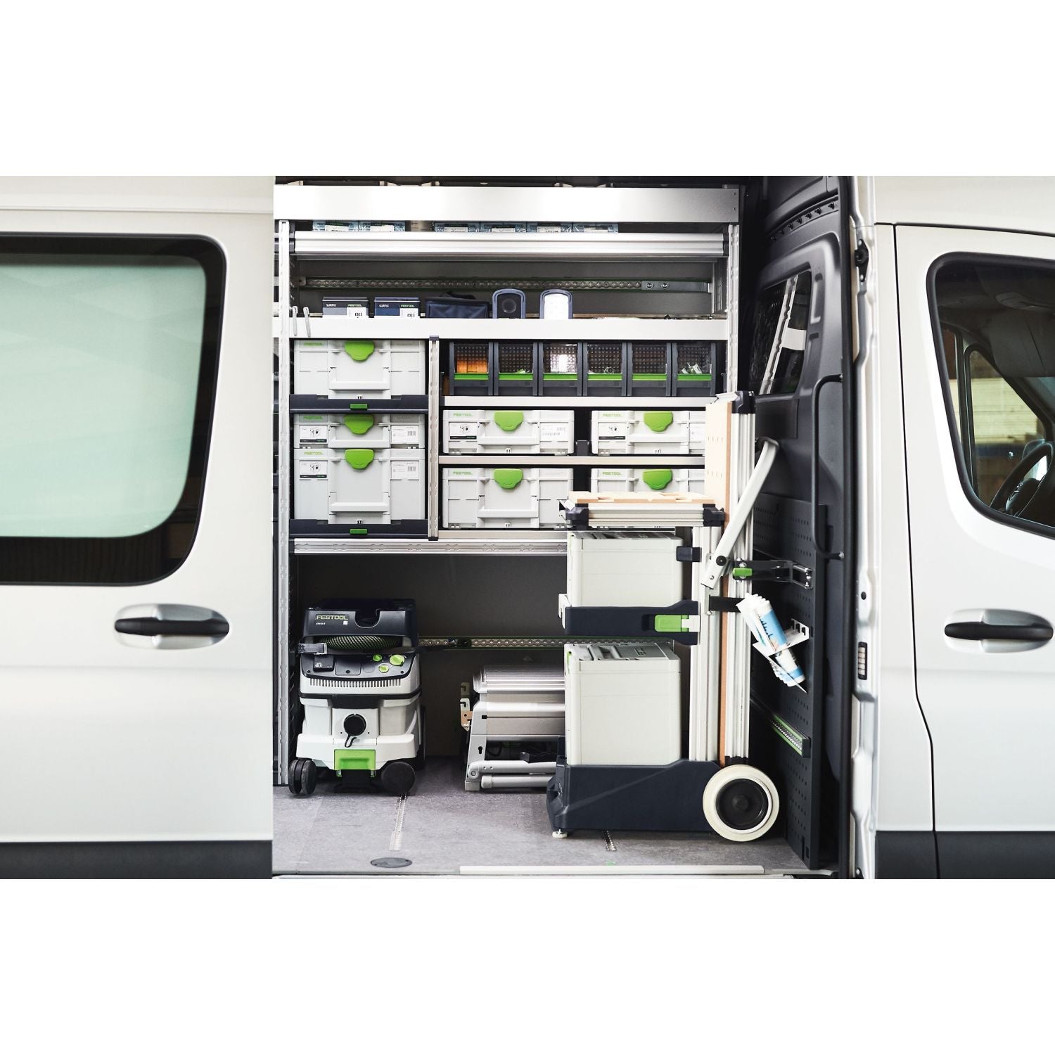 Festool 18V Energy Systainer Set w/ (4) TBX 8.0Ah Batteries + (2) SCA 16 Chargers (578947)