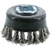 Diablo DPB275XKCS01F 2-3/4 Inch X-LOCK Stainless Steel Knot Cup Brush