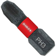Diablo DPH31P5 1 Inch #3 Phillips Drive Bits , 5-Pack