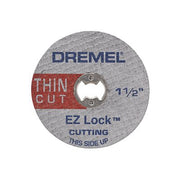 Dremel EZ409 EZ Lock 1-1/2" Thin Cut, Cut-Off Wheels (5 Pack)
