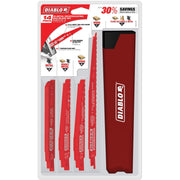 Diablo DS0014S Nail-Embedded Wood and Metal Demolition Recip 14-Piece Set