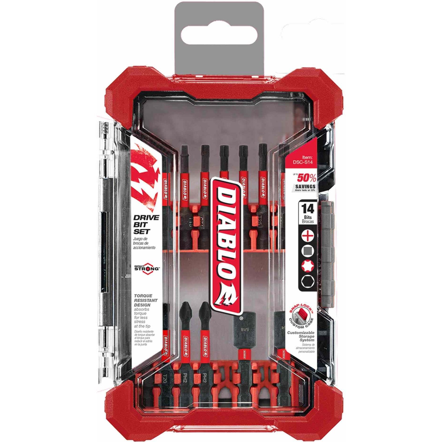 Diablo DSC-S14 14-Piece Screwdriving Set , 14-Piece