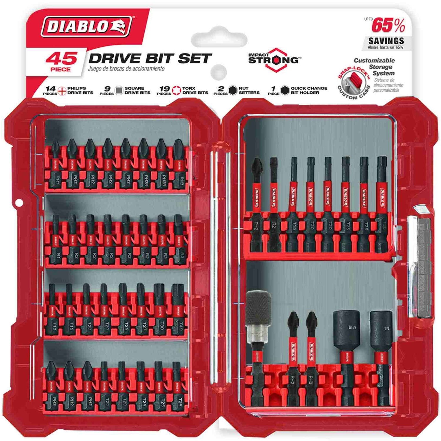 Diablo DSC-S45 45-Piece Screwdriving Set