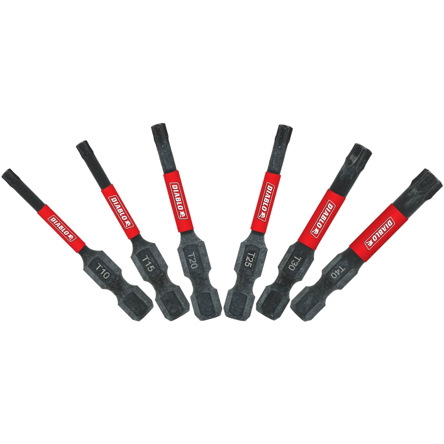 Diablo DTV2-S6 2 Inch Torx Drive Bit Assorted Pack , 6-Piece