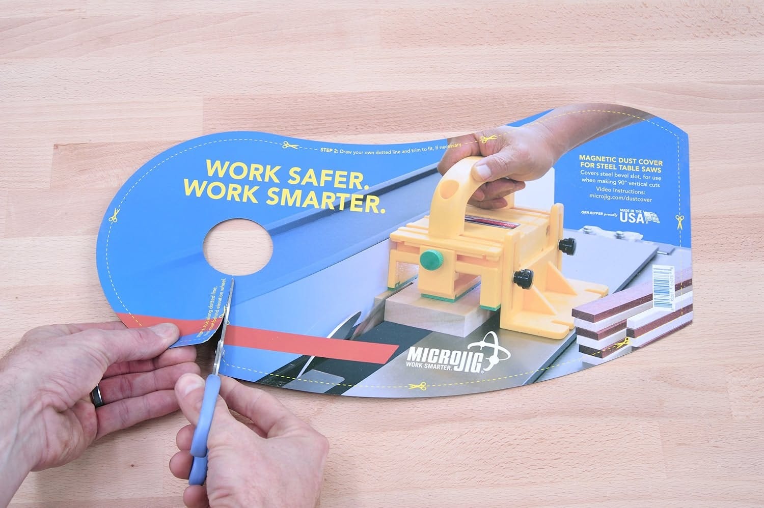 MicroJig MDC-17 Magnetic Dust Cover for Cabinet Saws