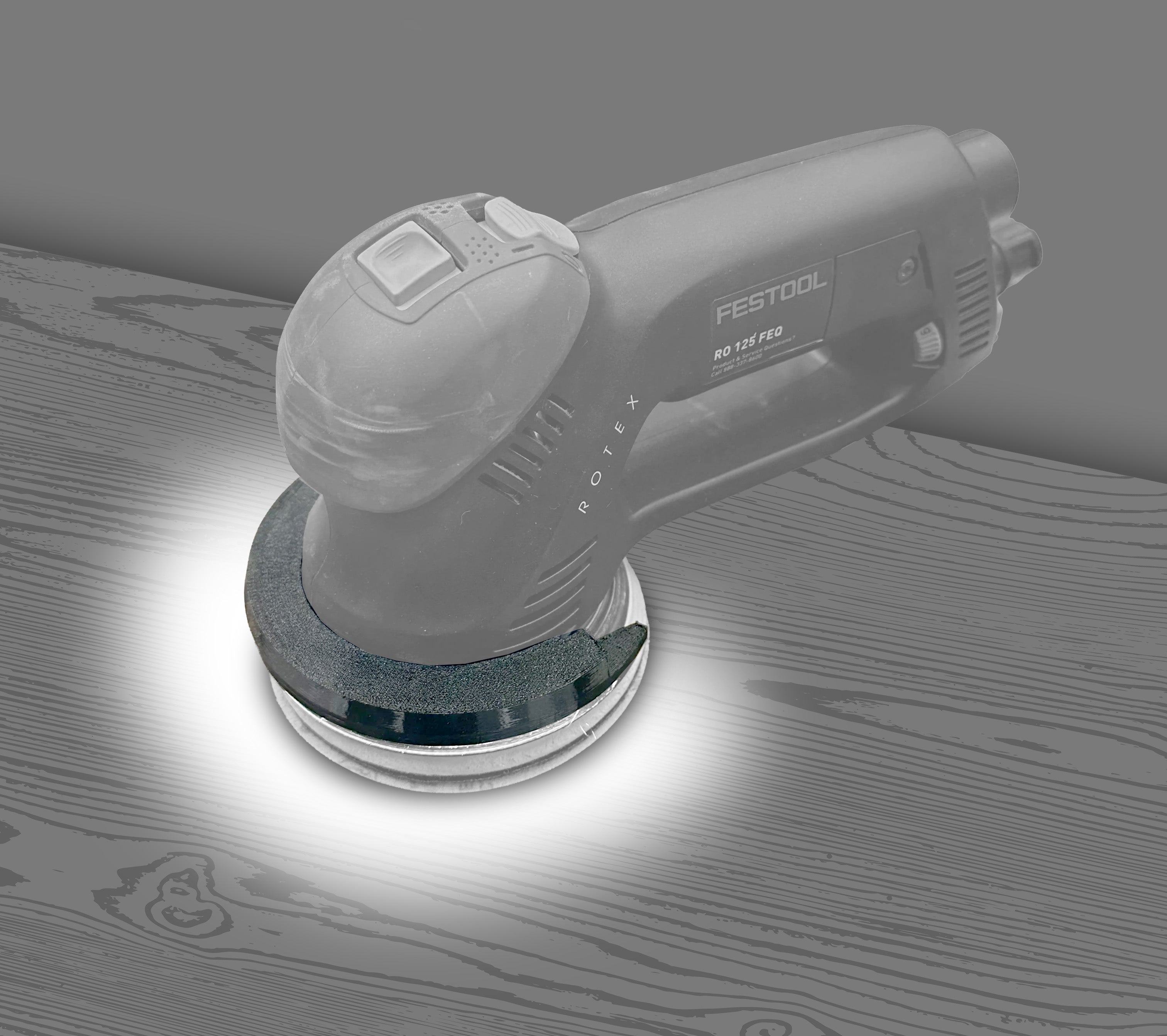 Tool Nut Corded LED Light for Festool RO125 Sander