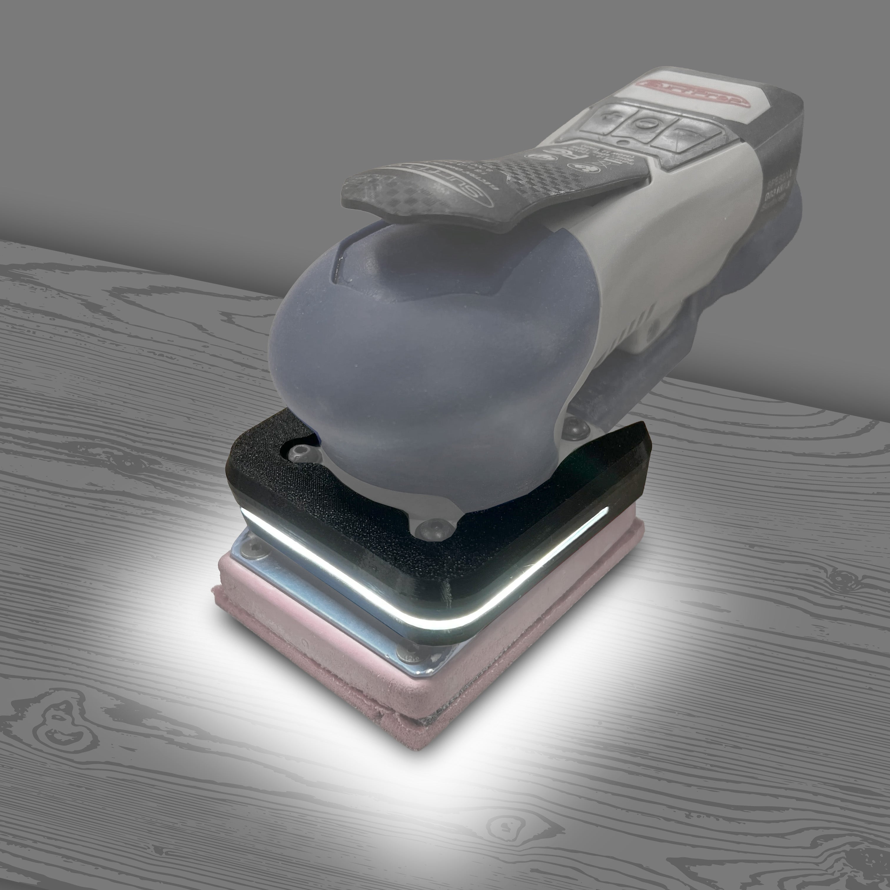 Tool Nut Corded LED Light for Surfprep 3x4 Sander