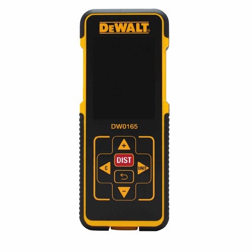 DeWALT DW0165 Laser Distance Measurer w/ 165 Ft. Range