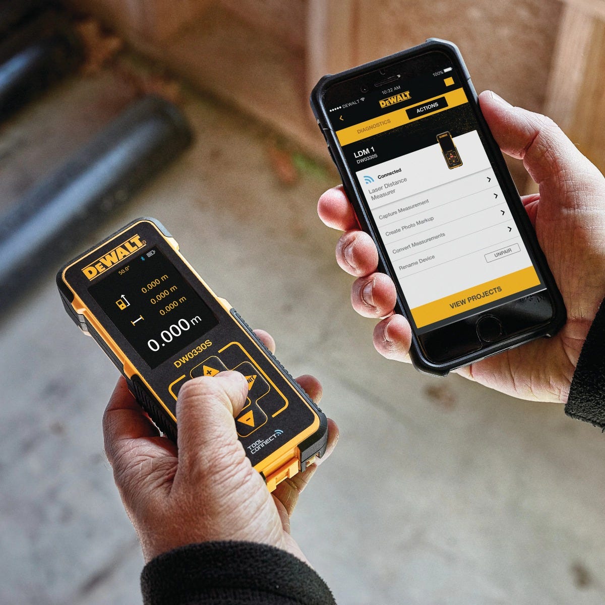 DeWalt DW0330SN Tool Connect 330 Ft Laser Distance Measurer